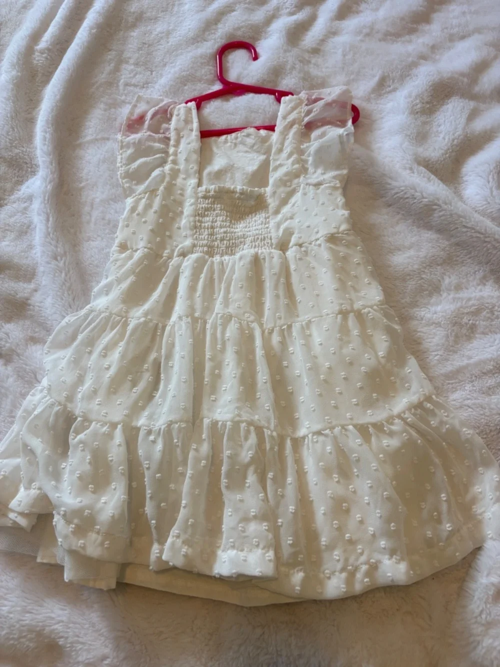Carters White Lace Damsel style dress size 4T